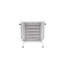 Chaises de salle à manger d'extérieur en aluminium 4PCS avec coussins Sunbrella