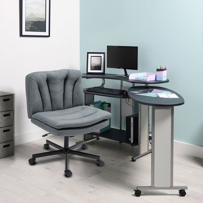 Fauteuil de bureau ergonomique Criss, Gris, Lin lin
