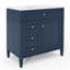 Meuble-lavabo de 36 po avec lavabo supérieur, meuble de rangement moderne avec 2 tiroirs et un tiroir basculant, meuble-lavabo simple, meuble-lavabo-877974458