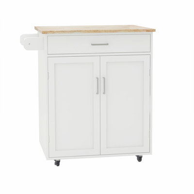 Versatile Kitchen Island Trolley with Customizable Storage and Mobility