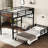 Twin Xl Metal Bunk Bed That Splits Into Two Beds, Vintage Wood Color, Stable And Quiet, Fast Simple Installation Process With - Colored Finish, Separable Independent Units, Mechanism, Noise Operation