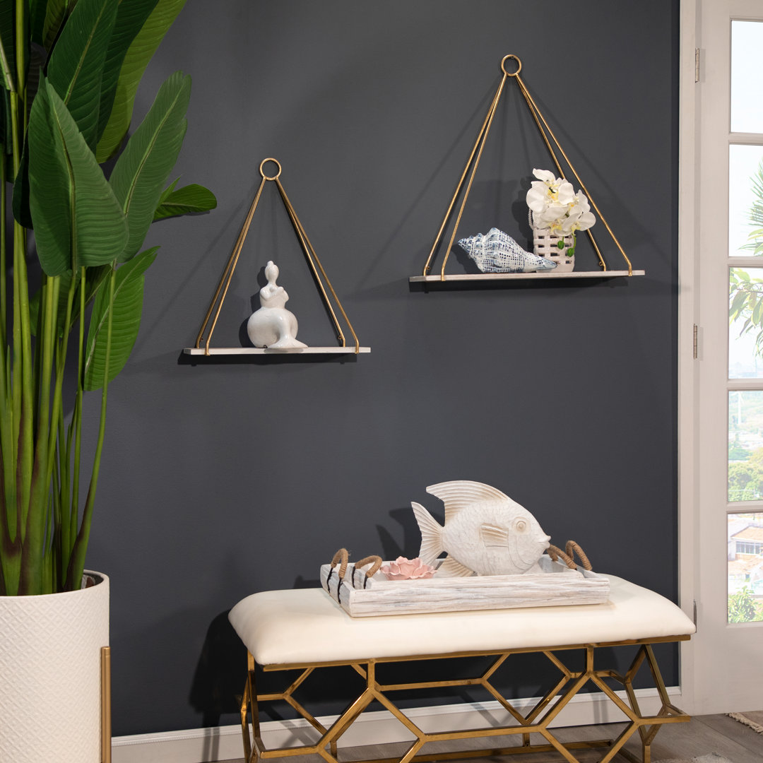 Coastal Polyresin Fish Figurine - Decorative Nautical Accent Sculpture for Home Decor Beachcrest Home™