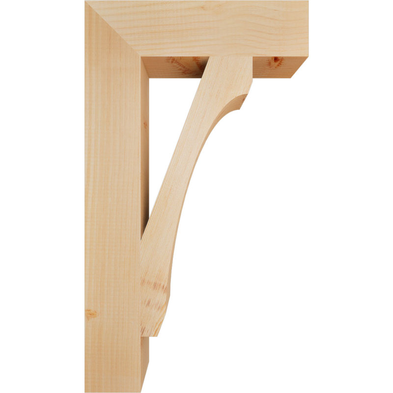 Support en bois rustique Legacy Block, Sapin de Douglas, Lisse, H 28 po x l 3,5 po x P 16 po