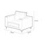Canapé de bureau simple et luxueux