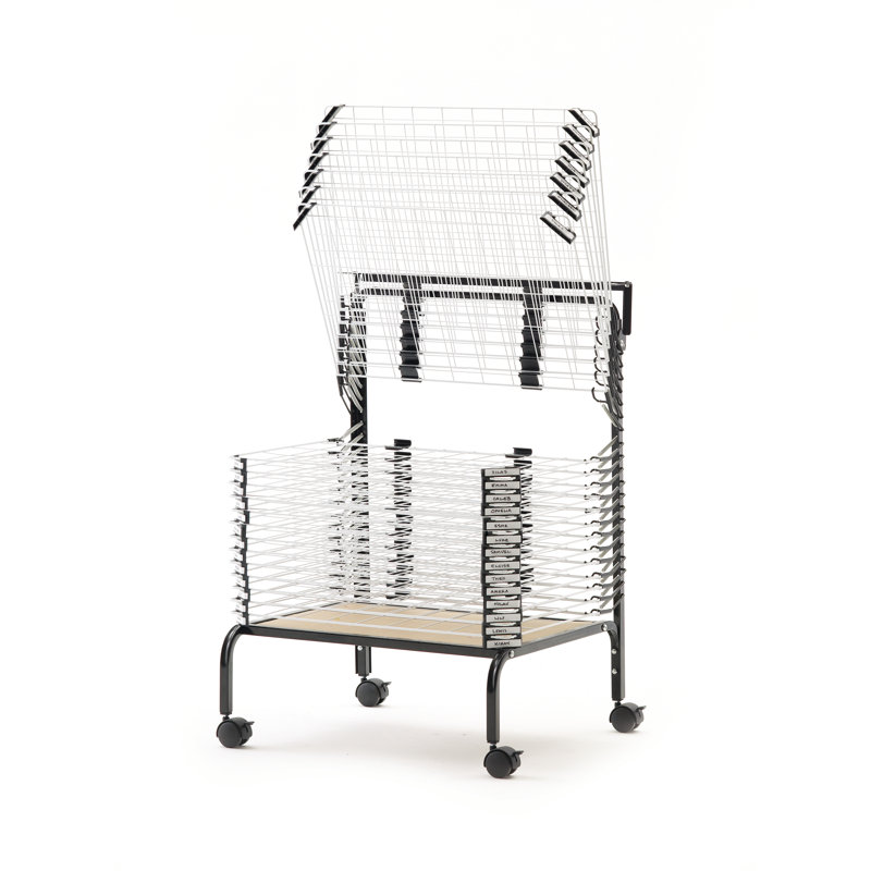 Spring Loaded Drying 58.5" H 20 Shelving Unit Drying Rack