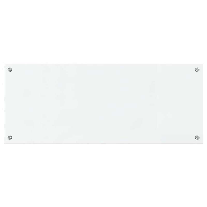 Vidaxl Kitchen Backsplash Tempered Glass Surface Modern Decor Home Style Chic, 100cm H x 40cm W, Transparent