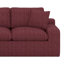 Canapé rembourré Boneless avec coussin double couche et poches latérales-1207234663