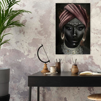 Étoile d'Afrique, art abstrait rose
