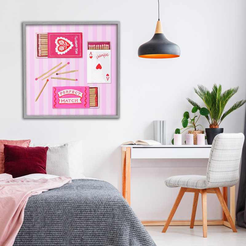 Giclée romantique encadrée, conçue par Rachael Reese, Estampe numérique Farmhouse, H 24 po x l 24 po
