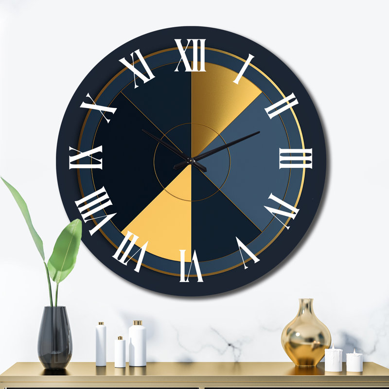 Horloge murale en métal, Très grand