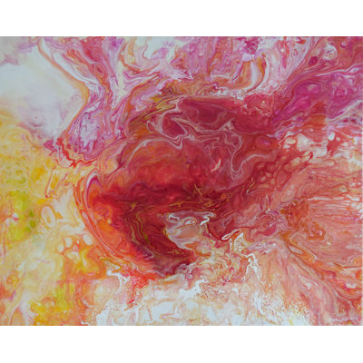 'Sweet Orange' - Wrapped Canvas Painting Print