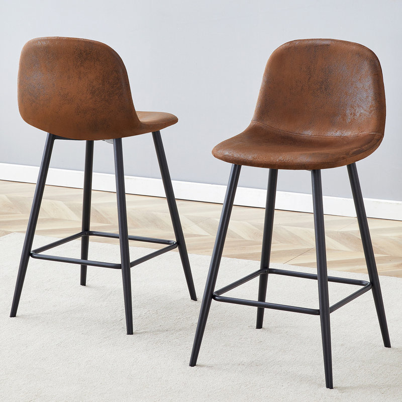 Ensemble de chaises de bar Techno-Fabric - deux pièces, confort stable. Conception réfléchie du dossier arrondi, convenant à une utilisation dans les bars, les salons, les bars et autres espaces. Plusieurs couleurs disponibles.