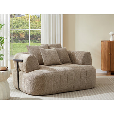 Fauteuil surdimensionné de 64 po avec méridienne et siège désossé 64 po