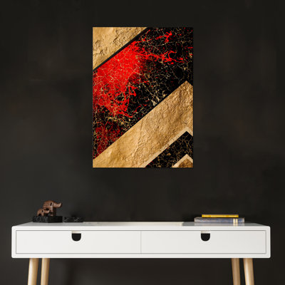 Perdita di Rosso - Rectangle Print on MDF