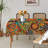Washable Bohemian Abstract Floral Pattern Tablecloth-1370954742