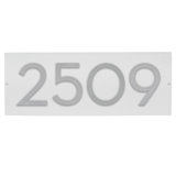 Floating 1-Line Wall Address Plaque
