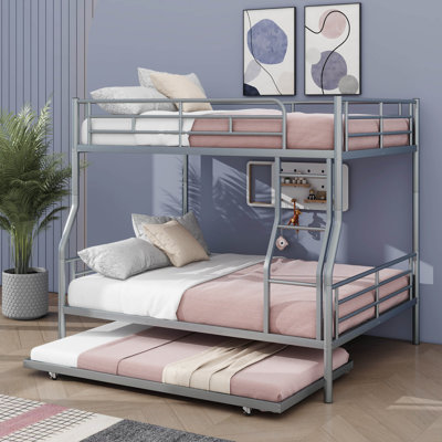 Anastazia Kids Bunk Bed with Trundle