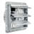 Shutter Exhaust Fan, High-speed 1000 CFM, Aluminum Wall Mount Attic Fan with AC-motor-108995384