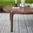 Black Walnut Round Coffee Table Simple Design