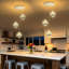 Luminaire suspendu en cristal DEL pour îlot de cuisine-2008950853-2008950857
