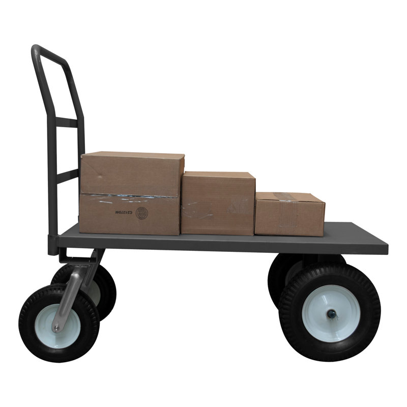 Chariot à plateforme capacité de charge de 2500 lb, H 48,38 po x l 51,63 po x P 30,38 po
