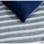 Ensemble d'édredon réversible gris chiné Nautica-87353257