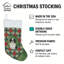 Chaussette de Noël Tricolor-119850748