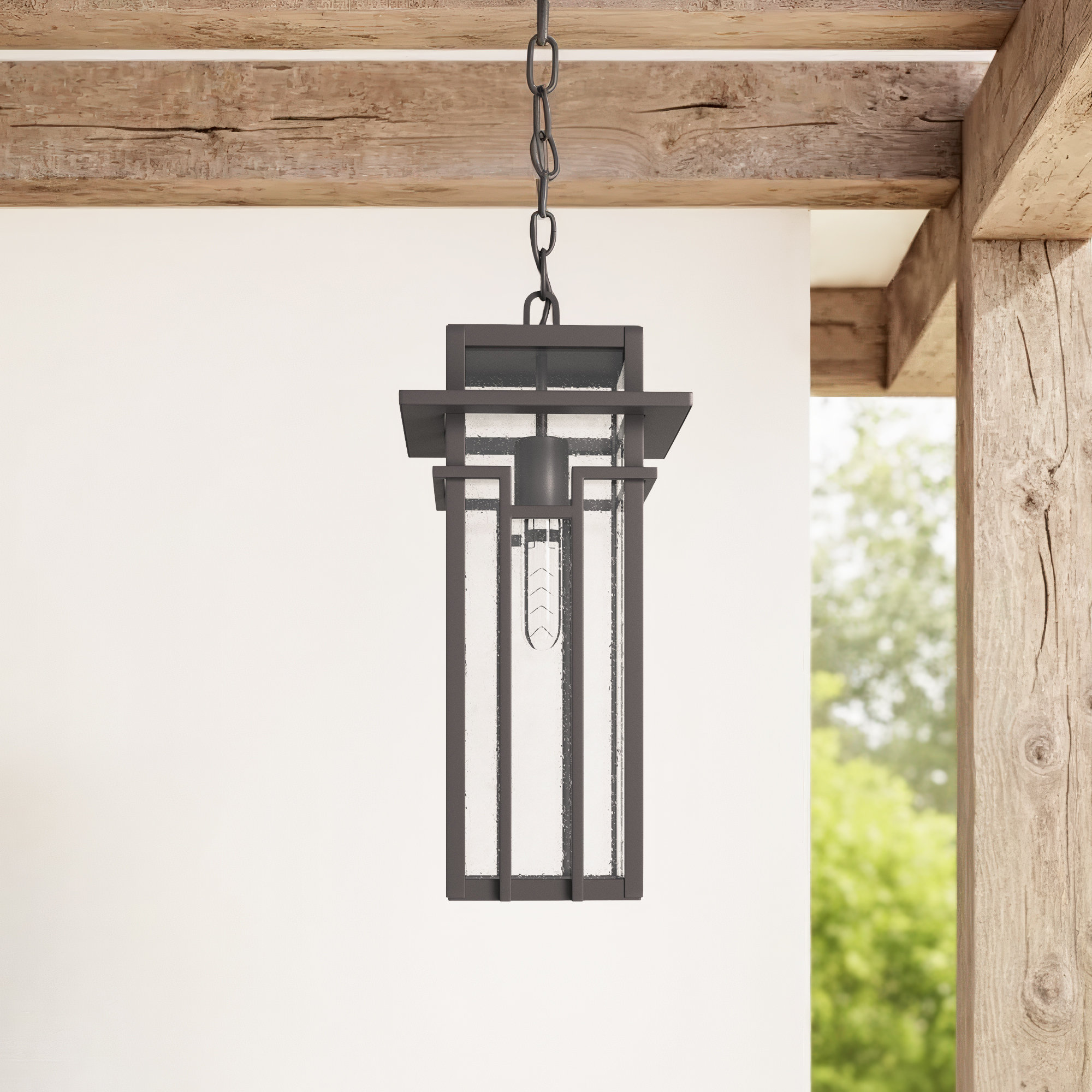 Seeded Outdoor Hanging Lantern