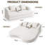 Upholstered 70.07 " Chenille Sofa-1494875234