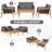 Acacia 4 - Person Patio Conversation Set with Cushions-1305791324
