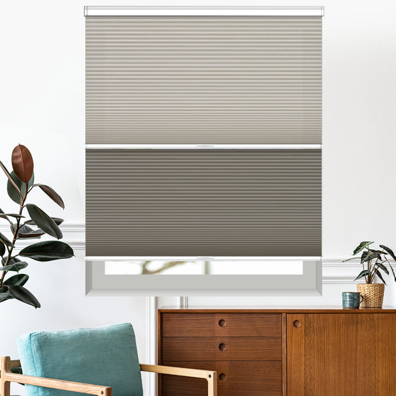 Chainless Day and Night Cellular Shade, Taupe, L 41 po x L 48 po