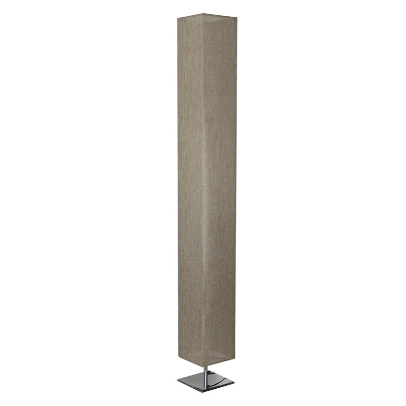 Antero 120cm Column Floor Lamp, Beige