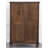 American Country Solid Wood Tempered Glass Bar Cabinet