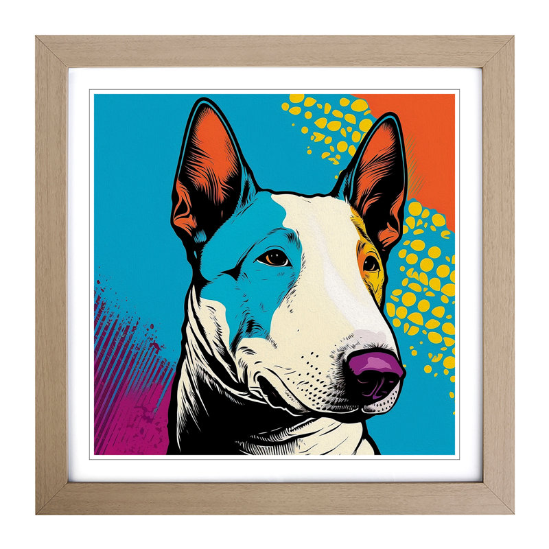 Single Picture Frame Print on Wood, Oak
