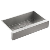 Vault 35.5" Lx 21.25" W Farmhouse Kitchen Sink