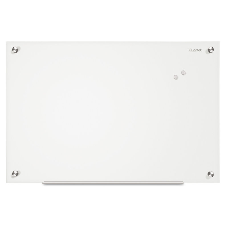Quartet® No Glass Glass Board, 48" x 36", White