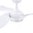 52" White Propeller Dimmable LED Ceiling Fan with 3CCT LED Lights and Remote Control