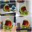 Piranha plante grand bol de bonbon pour bol de bonbon bol de clé décorative décorations d'intérieur grande plante d'intérieur (vert, midium)