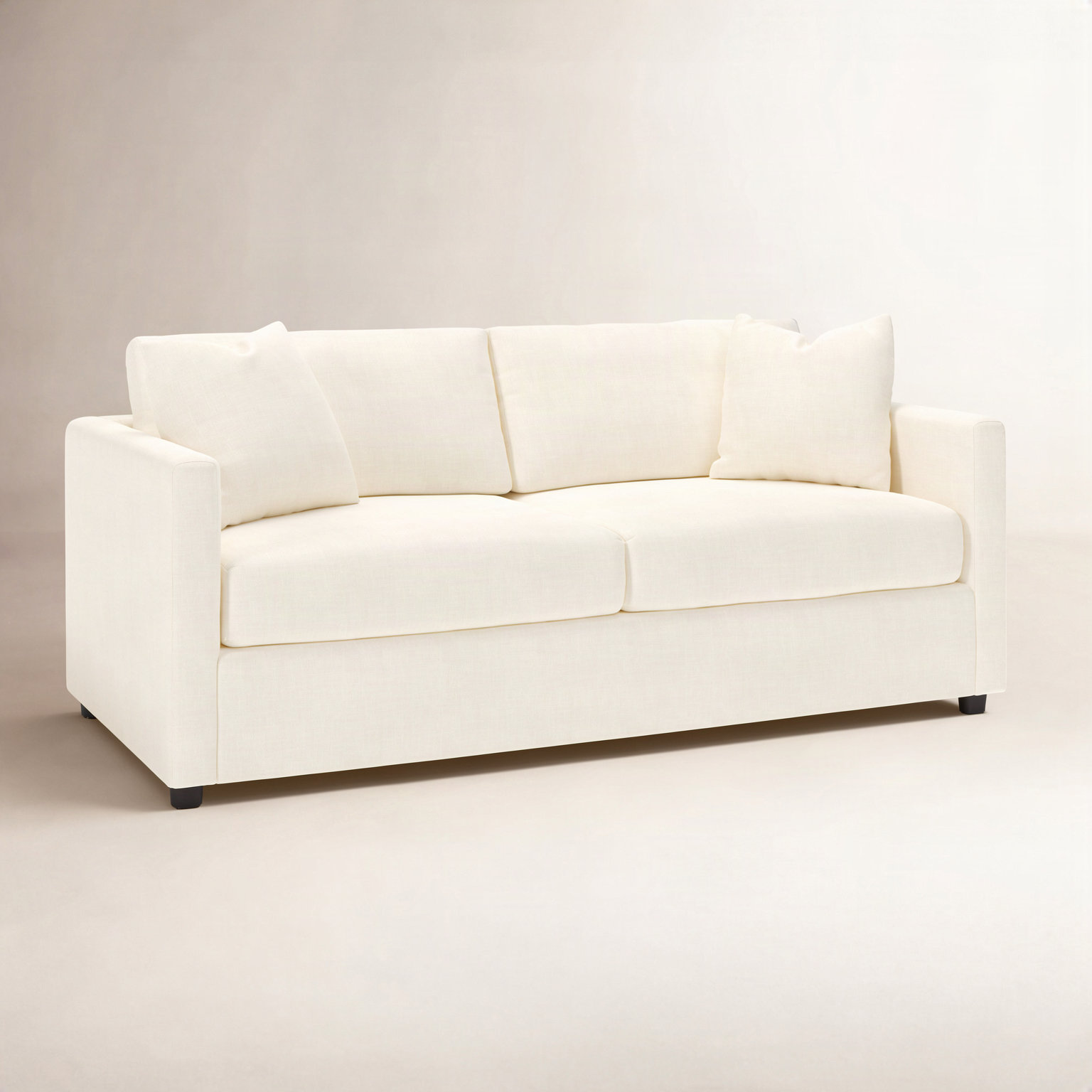 Godwin 75" Sofa, Conversation Pearl Basketweave