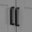 Ensemble de meuble-lavabo 24 po avec lavabo en céramique, meuble-lavabo peu encombrant - l 24 po x P 18 po x H 34 po, 2 portes à fermeture en douceur