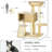 Enrichetta 38.5'' H Cat Tree