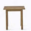 Table de bout rectangulaire en bois d'acacia teinté naturel, table de bout rectangulaire résistante aux intempéries pour le patio, le jardin, la pelouse et le salon (teint naturel)-2063528434