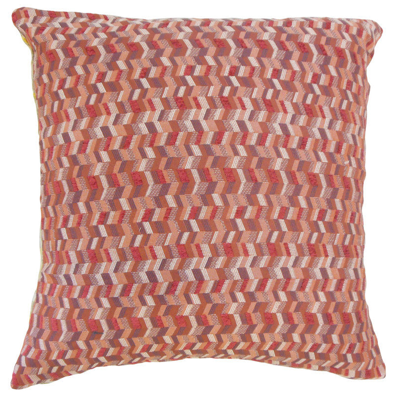 Housse de coussin Bloem, 20 po x 20 po, Géranium, Pas de remplissage