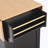 Kitchen Island with 2 Drop Leaf,, Rolling Kitchen Cart on 5 Wheels with Power Outlet-230501017