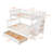 Stairway Twin-Over-Full Bunk Bed with Drawer, Storage and Guard Rail for Bedroom, Dorm, for Adults ( old sku: LP000219AAP )-1526794799