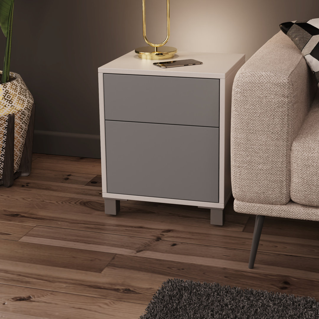 Rackhams White Frank Olsen S-Tech Lamp Table - Image 3
