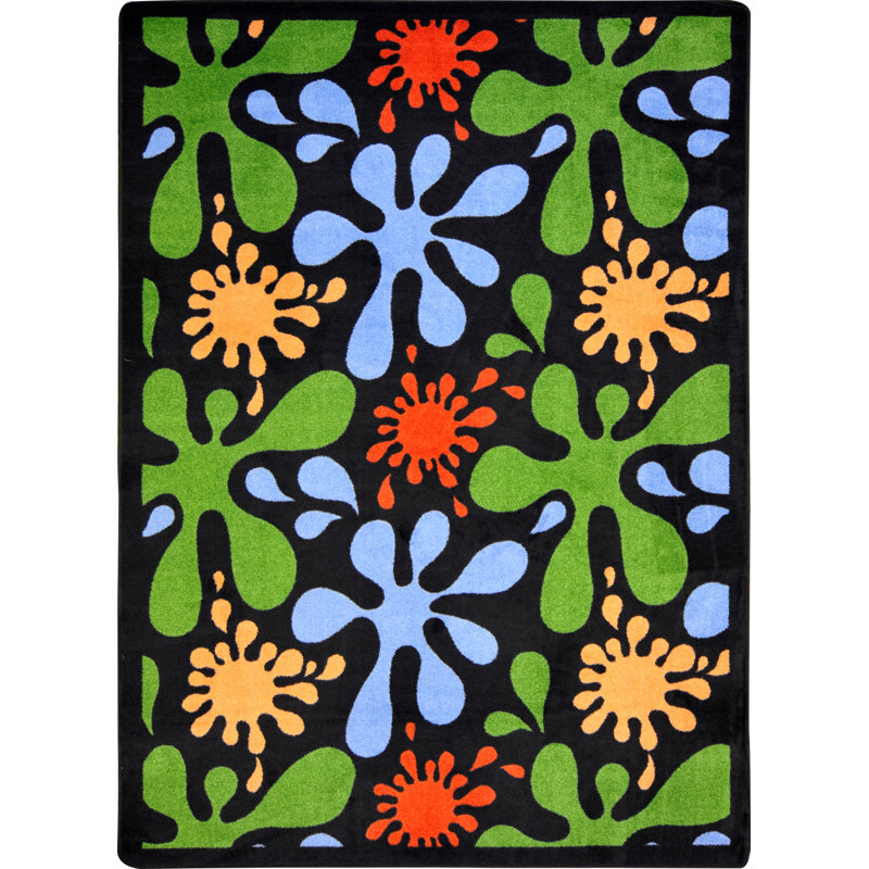 Tapis Whimsy Kid Essentials Splat, 7 pi 8 po x 10 pi 9 po