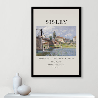 Old Masters Collection "The Bridge at Villeneuve" Print