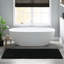 Tapis pour salle de bain réversible 100% coton 24 x 60 po 3000 g / m² - Lavable en machine et toucher dense, velours moyen 1 pièce supérieure, aspect,-1495673981