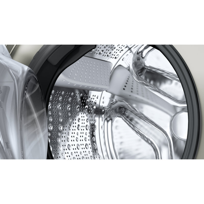 800 Series 2.4-Cu. Feet High Efficiency Stackable Steam Cycle Smart Front-Load Washer ( Pearl Steel ) ENERGY STAR